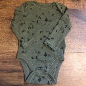 Old Navy long sleeve onesie 0-3m